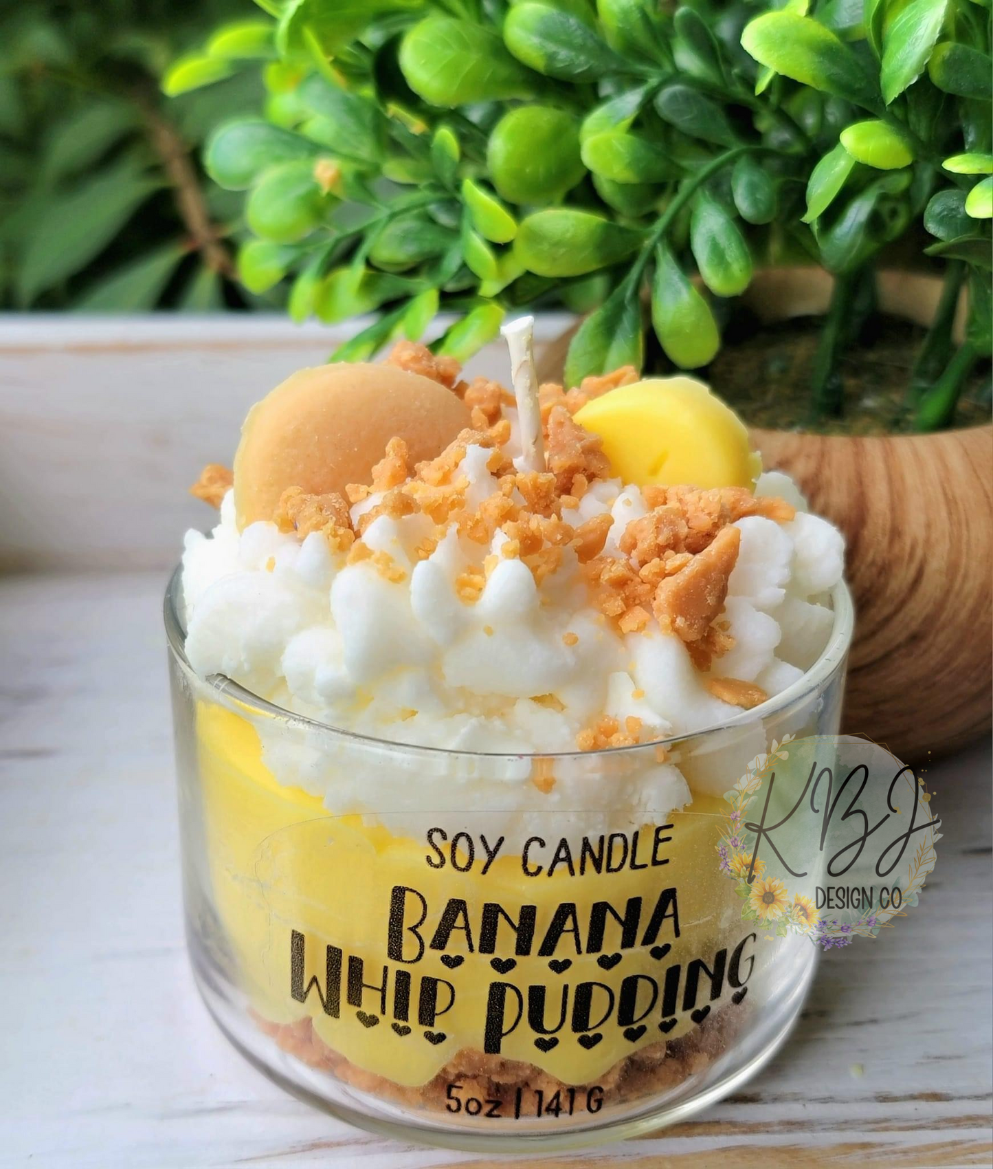 Banana Whip Pudding Soy Candle 5oz